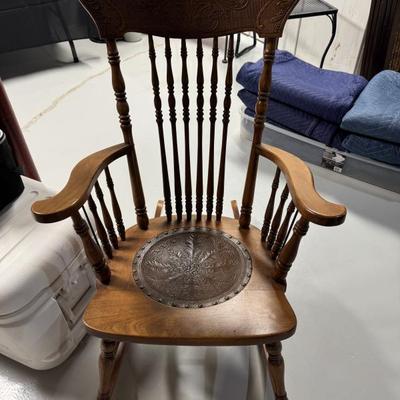 Sale Photo Thumbnail #281: Antique rocking chair 