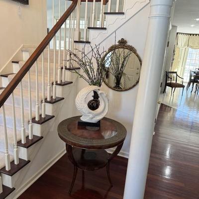 Sale Photo Thumbnail #172: Foyer, swan sculpture 