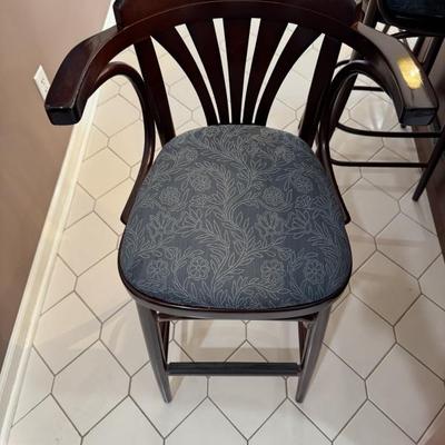 Sale Photo Thumbnail #6: 4 beautiful Cherry Loewenstein Counter Height Stools. 