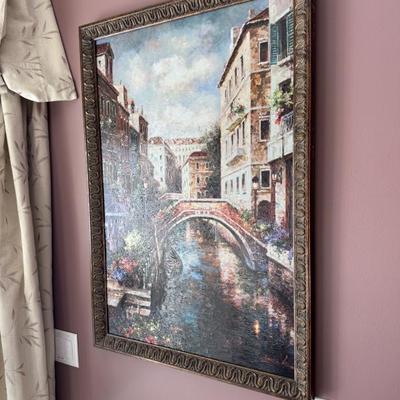 Sale Photo Thumbnail #21: Venice Canal Framed Art by James Lee
