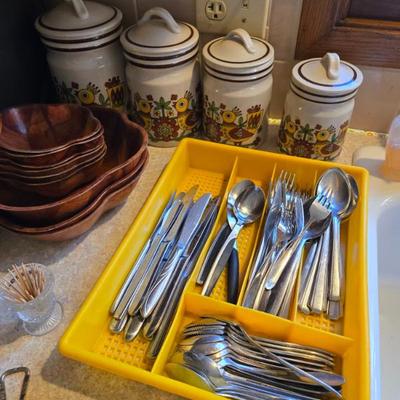 Sale Photo Thumbnail #27: I want these cannisters.  They are even better in person.