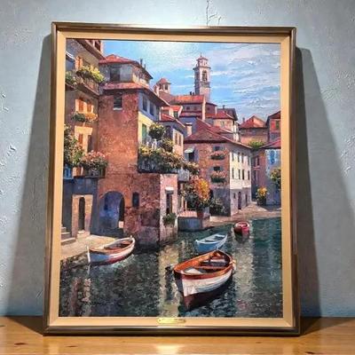 Artist howard behrens hidden cove lake como"