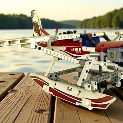 Lego technic 42040 fire plane manuals, & box