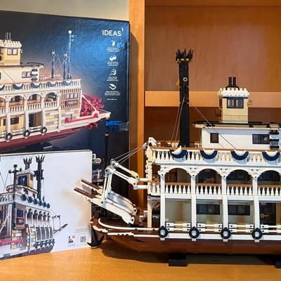 Lego ideas 21356 river steamboat manual, & box