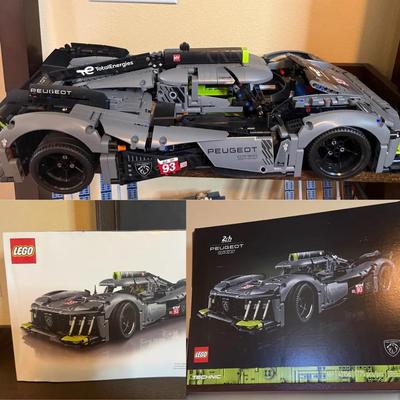 Lego technic 10x8 peugeot car manual, & box