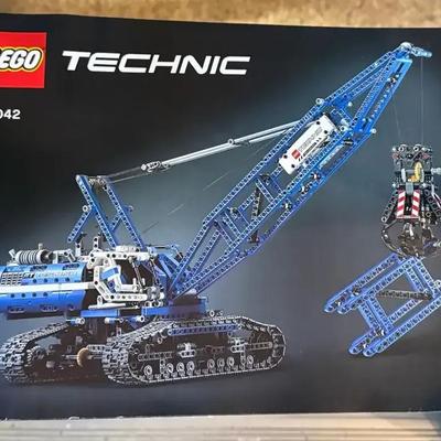Lego technic 42042 crawler crane manual, & box