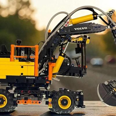 Lego technic 42053 volvo ew160e set manual & box