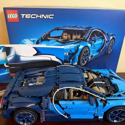 Lego technic chiron bugatti car manuals & box