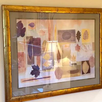 Leaf pattern" by the canadian artist don li leger