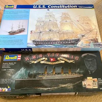 Two revell ships models