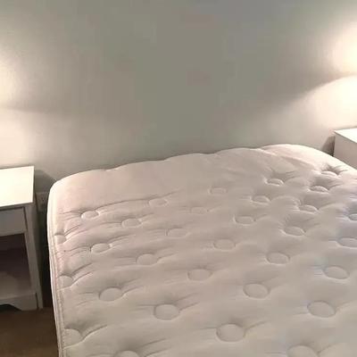 Pair of bedside tables lamps