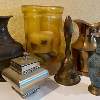 Home decor candle holders vases & small containers