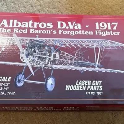 Model airways albatros d va 1917 wwi german fighter aircraft.