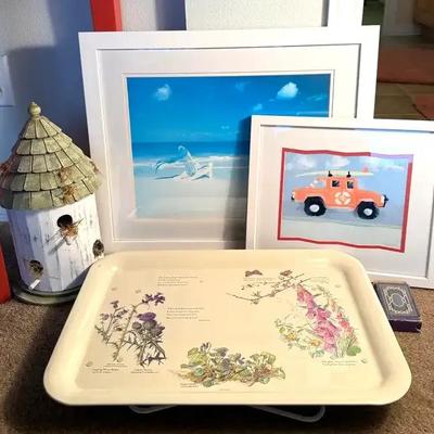 Home decor prints tray & other