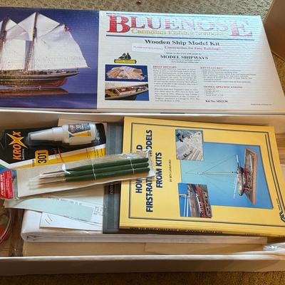 Model shipways bluenose canadian schooner wooden ship model kit