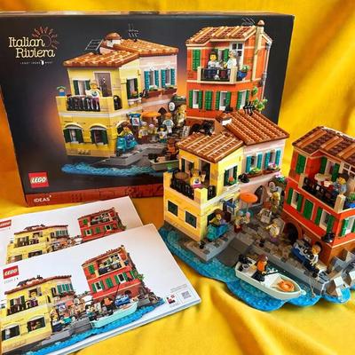 Lego ideas 22359 italian riviera set manual & box