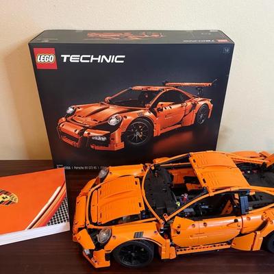 Lego technic porsche 911 ct3rs car manuals & box