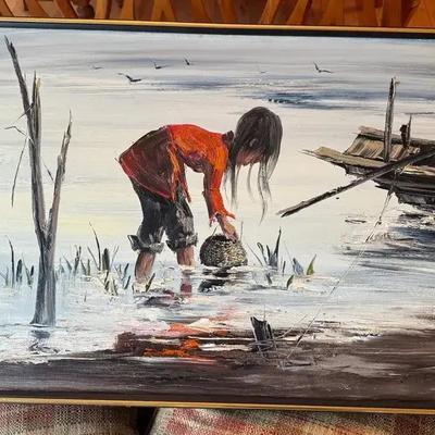 Original painting titled memory" by artist fung