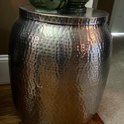 Hammered Storage Table