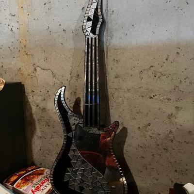 Sale Photo Thumbnail #25: Mosiac Guitar Decor