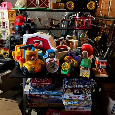 Assorted Toys and Vintage Games