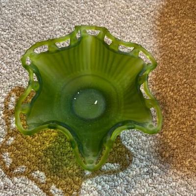 Vintage Westmoreland “Green Satin’