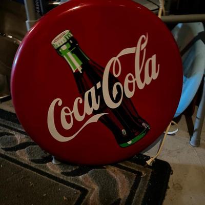 Sale Photo Thumbnail #23: Vintage Cocoa-Cola Tin Signs