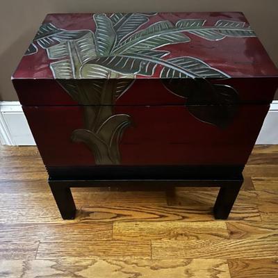 Sale Photo Thumbnail #7: Palm Leaf Inlay Storage 