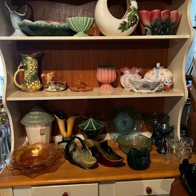 McCoy Pottery & Fenton Glass