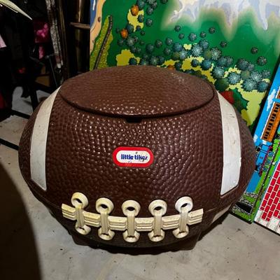 Tailgating Toddler cooler 