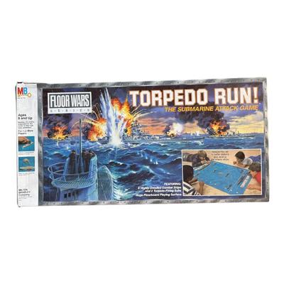 Sale Photo Thumbnail #30: Vintage “Torpedo Run!” Board Game – Milton Bradley (Floor Wars Series)