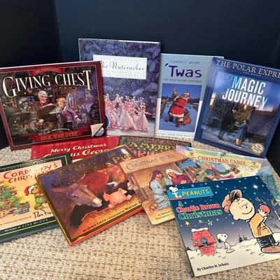 Vintage & Classic Children’s Christmas Books Lot – Corduroy, Peanuts, Curious George & More