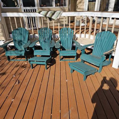 Vintage Adirondack chairs