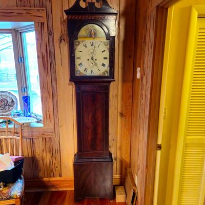 Sale Photo Thumbnail #30: Antique Scottish Grandfather Clock