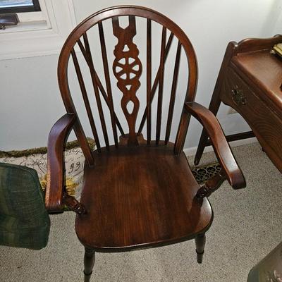 Sale Photo Thumbnail #72: Wheel back chair