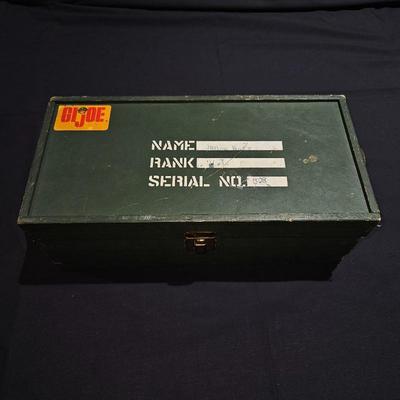 Sale Photo Thumbnail #3: GI Joe wooden box