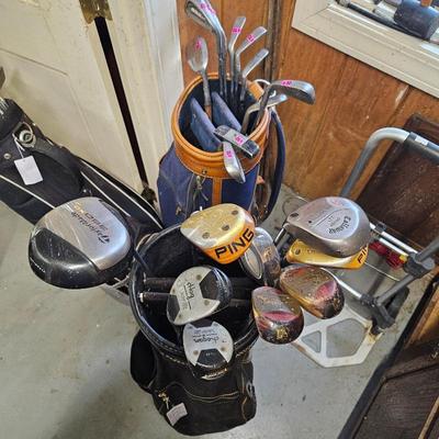 Various Golf Clubs