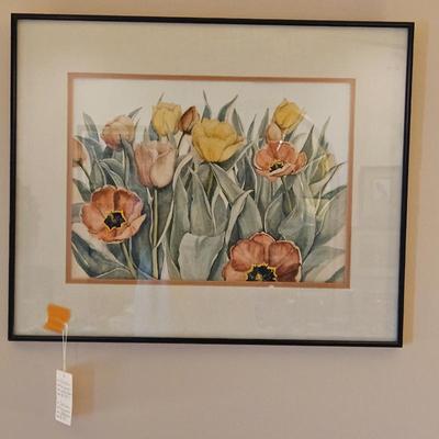 Sale Photo Thumbnail #109: Original Tulip watercolor