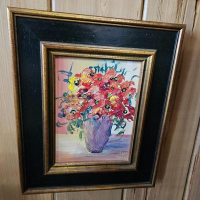 Sale Photo Thumbnail #41: Original oil on canvas Flowers