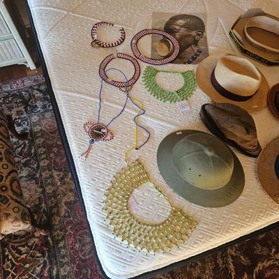 Clay Hand Beaded African Neck ware