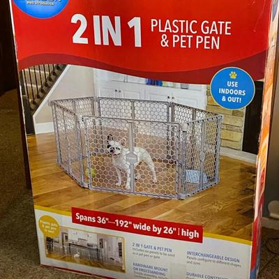 2 in 1 Pet Gate & Pen