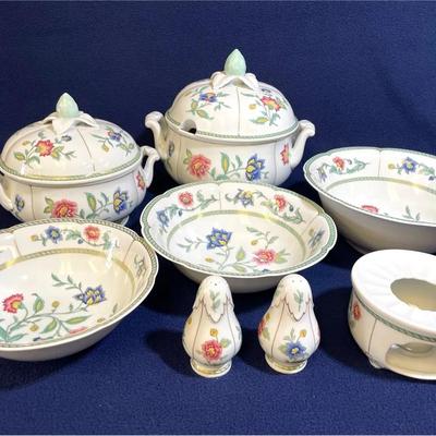 Heinrich "Indian Summer" Porcelain China Serving Set, 8pcs 