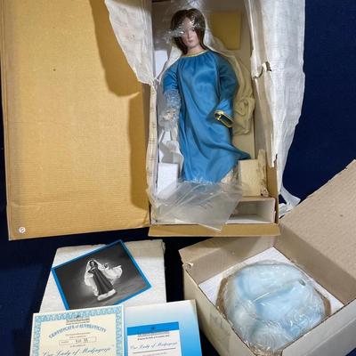 Aston-Drake "Our Lady Of Medjugorje" By Brigitte Deval NIB, COA