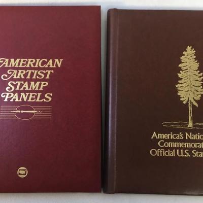 American Artist Stamp Panel Book & American National Parks Stamp Panel Book (2pcs)