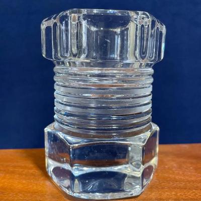  Nut And Bolt Crystal Candle Holder 