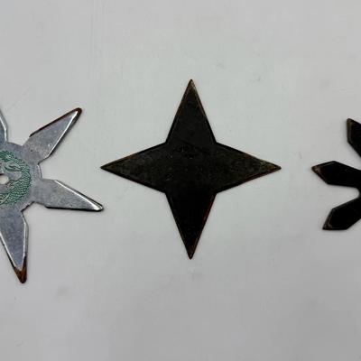 Shuriken Japanese Samurai Ninja Stars 3 Pc