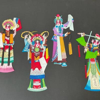 Chinese Geisha Papercut Art, 1 Pack