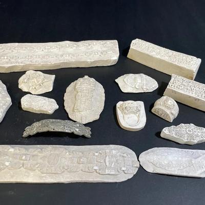 Vintage Early 20th Century Jewelry Molds, 14pcs