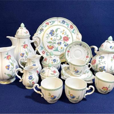 Heinrich "Indian Summer" Porcelain Coffee And Tea Service China Set, 16pcs