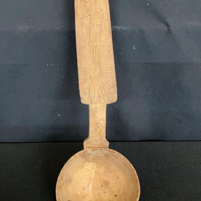 Hand-carved Wood Ladel